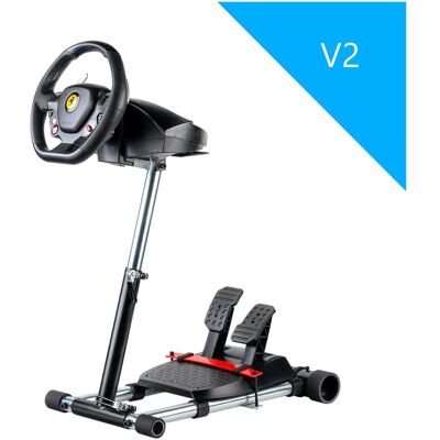 Wheel Stand Pro pour Thrustmaster F458/F430/T80/T100 - Deluxe V2, Rig pour simulateur, Rouge Wheel Stand Pro pour Thrustmaster F458/F430/T80/T100 - Deluxe V2, Rig pour simulateur, Rouge