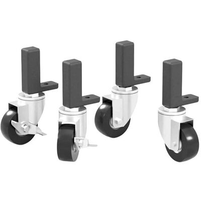 Sabelt Wheels Kit, Schwerlast-Rollen, für Simracing-Rig - schwarz, 4er-Set, Meuble gaming : accessoires, Noir Sabelt Wheels Kit, Schwerlast-Rollen, für Simracing-Rig - schwarz, 4er-Set, Meuble gaming : accessoires, Noir