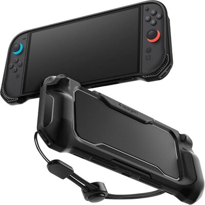 Spigen Rugged Armor (Switch 2), Autres accessoires gaming, Noir Spigen Rugged Armor (Switch 2), Autres accessoires gaming, Noir