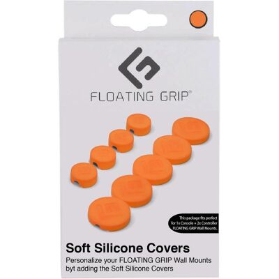 Floating Grip Couvertures souples en silicone pour les supports muraux (PS5), Manette : accessoires, Orange Floating Grip Couvertures souples en silicone pour les supports muraux (PS5), Manette : accessoires, Orange