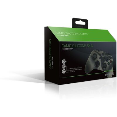 Gioteck Xbox Controller Skin Camo (Xbox One S), Manette : accessoires, Vert, Transparent Gioteck Xbox Controller Skin Camo (Xbox One S), Manette : accessoires, Vert, Transparent