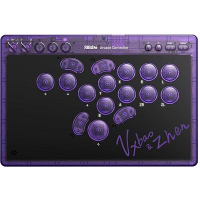 8bitdo Arcade Controller, purple (PC, Switch, Switch 2), Manette, Violet 8bitdo Arcade Controller, purple (PC, Switch, Switch 2), Manette, Violet