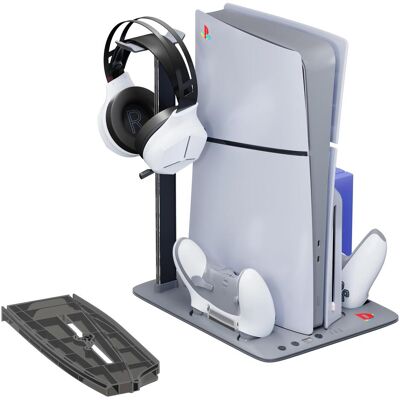 IMP Tech - DLX+LED Multi Function Charge and Cool Stand - 30th Anniversary Limited Edition - Grey (PS5), Autres accessoires gaming, Gris IMP Tech - DLX+LED Multi Function Charge and Cool Stand - 30th Anniversary Limited Edition - Grey (PS5), Autres accessoires gaming, Gris