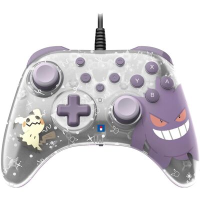 HORI Horipad Turbo Gengar et Mimikyu (Switch, Switch 2, Switch OLED), Manette, Violet, Multicolore, Noir HORI Horipad Turbo Gengar et Mimikyu (Switch, Switch 2, Switch OLED), Manette, Violet, Multicolore, Noir
