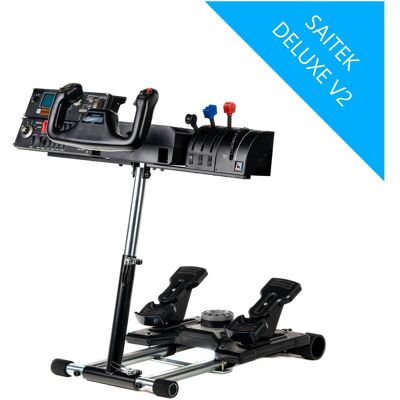Wheel Stand Pro Deluxe V2, Rig pour simulateur, Noir Wheel Stand Pro Deluxe V2, Rig pour simulateur, Noir