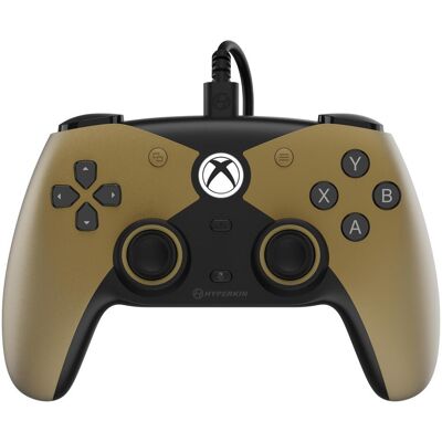 Hyperkin Controller Competitor gold (PC, Xbox One S, Xbox Series S, Xbox Series X), Manette, Or, Noir Hyperkin Controller Competitor gold (PC, Xbox One S, Xbox Series S, Xbox Series X), Manette, Or, Noir