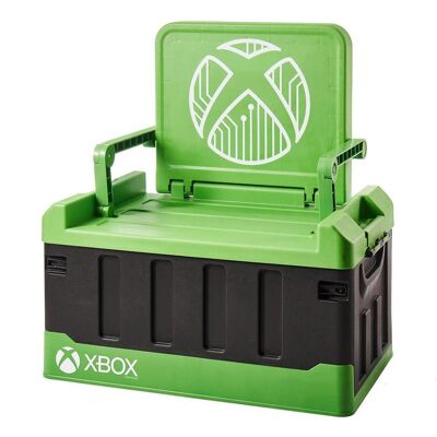 Numskull - Chaise de stockage inspirée du logo Xbox, Meuble gaming : accessoires, Noir, Vert Numskull - Chaise de stockage inspirée du logo Xbox, Meuble gaming : accessoires, Noir, Vert
