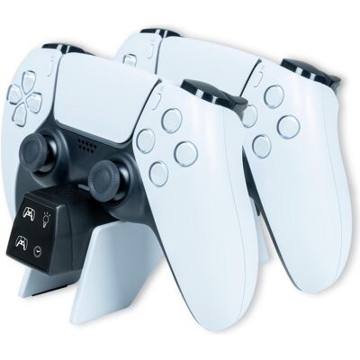 Nacon Gaming Chargeur double USB V4 (PS5), Manette : accessoires, Noir Nacon Gaming Chargeur double USB V4 (PS5), Manette : accessoires, Noir