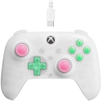 8bitdo Ultimate Mini Wired Xbox Pad Clear White (PC, Windows, Xbox One S, Xbox Series S, Xbox Series X), Manette, Blanc, Transparent 8bitdo Ultimate Mini Wired Xbox Pad Clear White (PC, Windows, Xbox One S, Xbox Series S, Xbox Series X), Manette, Blanc, Transparent