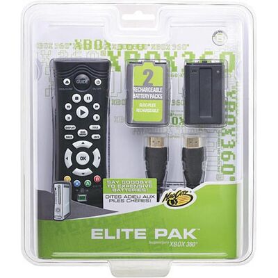MadCatz Elite Pak - 2x câble batterie/télécommande/HDMI - Xbox360 (Xbox 360), Manette : accessoires, Noir MadCatz Elite Pak - 2x câble batterie/télécommande/HDMI - Xbox360 (Xbox 360), Manette : accessoires, Noir