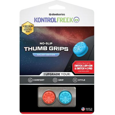 SteelSeries Galaxy REDBLU Tgrips Switch 2 (Switch), Manette : accessoires, Bleu, Rouge SteelSeries Galaxy REDBLU Tgrips Switch 2 (Switch), Manette : accessoires, Bleu, Rouge