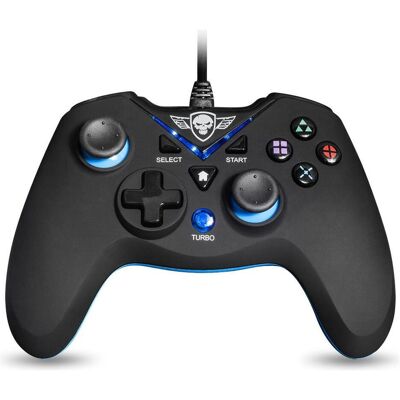 Spirit Of Gamer SOG-WXGP Contrôleur de jeu, USB Gamepad analogique / numérique PC, Playstation 3 (PC, PS3), Manette, Bleu, Noir Spirit Of Gamer SOG-WXGP Contrôleur de jeu, USB Gamepad analogique / numérique PC, Playstation 3 (PC, PS3), Manette, Bleu, Noir
