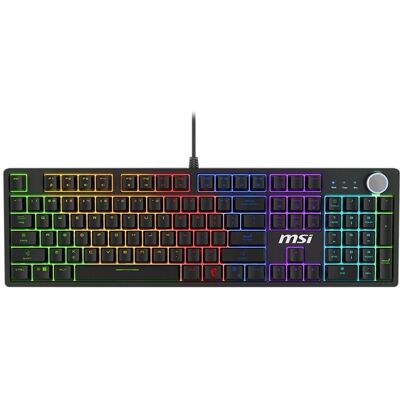 MSI FORGE GK-320 RED Gaming Keyboard, verkabelt (DE, Filaire), Clavier, Noir MSI FORGE GK-320 RED Gaming Keyboard, verkabelt (DE, Filaire), Clavier, Noir