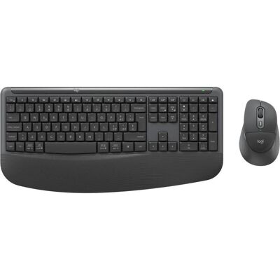 Logitech Signature Comfort Plus MK880 - GRAPHITE - ITA (IT, Sans fil), Clavier, Gris Logitech Signature Comfort Plus MK880 - GRAPHITE - ITA (IT, Sans fil), Clavier, Gris