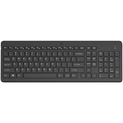 HP 225 WL KBD (FR, Sans fil), Clavier, Noir HP 225 WL KBD (FR, Sans fil), Clavier, Noir