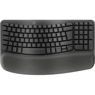 Logitech Wave Keys for Business (DE, Sans fil), Clavier, Gris Logitech Wave Keys for Business (DE, Sans fil), Clavier, Gris