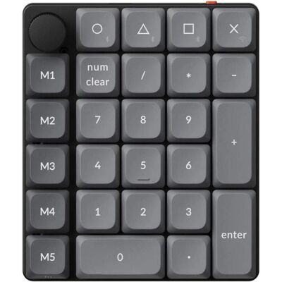 Keychron Tastierino Numerico Wireless K0 Max QMK (Pavé numérique, Filaire, Sans fil), Clavier, Noir Keychron Tastierino Numerico Wireless K0 Max QMK (Pavé numérique, Filaire, Sans fil), Clavier, Noir