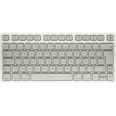 Cherry KW 7100 Mini for Mac (DE, Sans fil), Clavier, Gris, Blanc Cherry KW 7100 Mini for Mac (DE, Sans fil), Clavier, Gris, Blanc