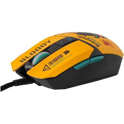 A4Tech Mysz BLOODY W63 Max RENEGADE Sunset Activé par USB (Filaire), Souris, Jaune A4Tech Mysz BLOODY W63 Max RENEGADE Sunset Activé par USB (Filaire), Souris, Jaune