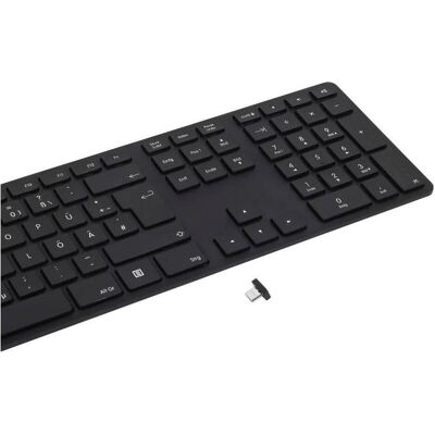 Matias Draadloos USB-C Aluminium Toetsenbord PC Duits QWERTZ Zwart (FK418PCDCBB-DE) (DE, Sans fil), Clavier, Noir Matias Draadloos USB-C Aluminium Toetsenbord PC Duits QWERTZ Zwart (FK418PCDCBB-DE) (DE, Sans fil), Clavier, Noir