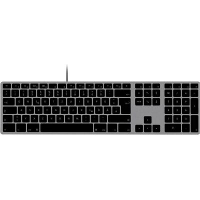 Matias Wired USB-C Keyboard for Mac - Space Gray - German Version USB Ta (DE, Filaire), Clavier, Gris Matias Wired USB-C Keyboard for Mac - Space Gray - German Version USB Ta (DE, Filaire), Clavier, Gris