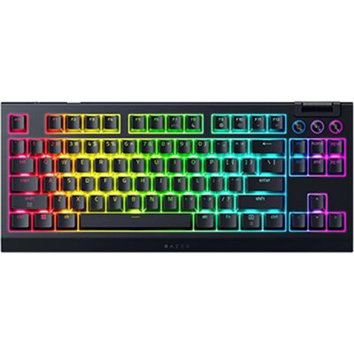 Razer BlackWidow V4 TKL HyperSpeed (DE, Filaire, Sans fil), Clavier, Noir Razer BlackWidow V4 TKL HyperSpeed (DE, Filaire, Sans fil), Clavier, Noir