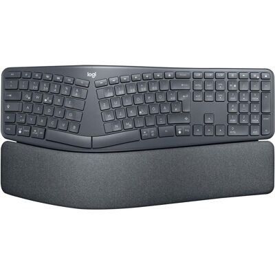 Logitech Ergo K860 (DE, Sans fil), Clavier, Noir Logitech Ergo K860 (DE, Sans fil), Clavier, Noir