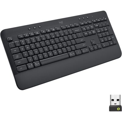 Logitech Signature K650 (DE, Sans fil), Clavier, Gris Logitech Signature K650 (DE, Sans fil), Clavier, Gris