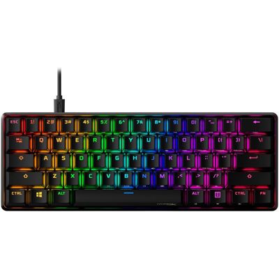 HP HyperX Alloy Origins 60 (DE, Filaire), Clavier, Noir HP HyperX Alloy Origins 60 (DE, Filaire), Clavier, Noir
