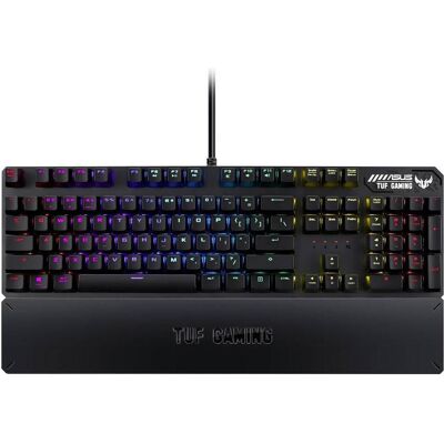Asus TUF K3 Kailh Raudona (90MP01Q0-BKDA00) (DE, Filaire), Clavier, Gris Asus TUF K3 Kailh Raudona (90MP01Q0-BKDA00) (DE, Filaire), Clavier, Gris