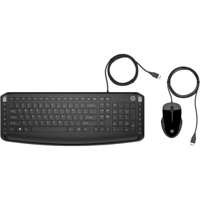 HP Clavier souris filaire 250 IT (IT, Filaire), Clavier, Noir HP Clavier souris filaire 250 IT (IT, Filaire), Clavier, Noir