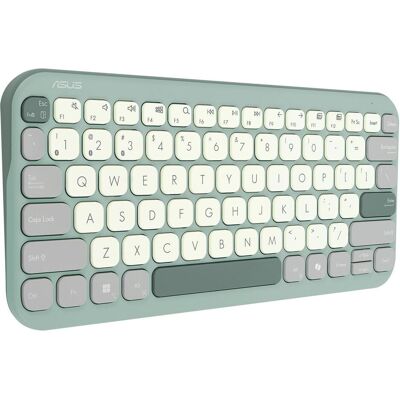 Asus KW100 KEYBOARD/GN/GE/81 (DE, Sans fil), Clavier, Vert Asus KW100 KEYBOARD/GN/GE/81 (DE, Sans fil), Clavier, Vert