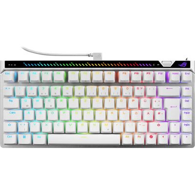 Asus Tastatur Rog Falchion Ace 75 He Wht (DE, Filaire), Clavier, Blanc, Multicolore Asus Tastatur Rog Falchion Ace 75 He Wht (DE, Filaire), Clavier, Blanc, Multicolore