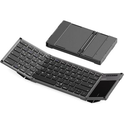 Inateck Keyboard 06101 steel gray (KB06101 steel gray) (DE, Docking, Sans fil), Clavier, Noir Inateck Keyboard 06101 steel gray (KB06101 steel gray) (DE, Docking, Sans fil), Clavier, Noir