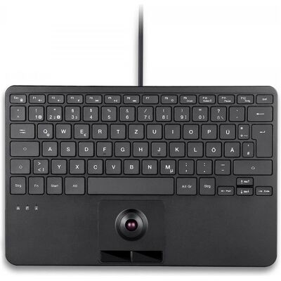 Perixx PERIBOARD-427 H DE, USB-Mini-Tastatur, Trackball, Hintergrundbeleuchtung (DE, Filaire), Clavier, Rouge, Blanc Perixx PERIBOARD-427 H DE, USB-Mini-Tastatur, Trackball, Hintergrundbeleuchtung (DE, Filaire), Clavier, Rouge, Blanc