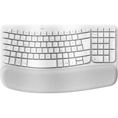 Logitech Wave Keys (DE, Sans fil), Clavier, Blanc Logitech Wave Keys (DE, Sans fil), Clavier, Blanc