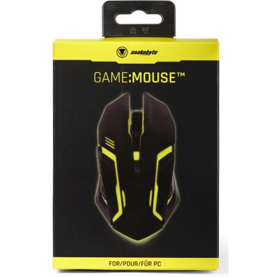 Snakebyte Souris de jeu pour PC (Filaire), Souris, Noir, Jaune Snakebyte Souris de jeu pour PC (Filaire), Souris, Noir, Jaune