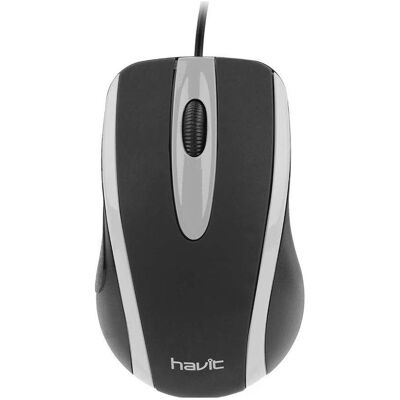 Souris Havit MS753 Noire et Bleue Ergonomique Souris Havit MS753 Noire et Bleue Ergonomique