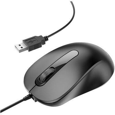 Borofone Souris filaire universelle professionnelle noire (Filaire), Souris, Noir Borofone Souris filaire universelle professionnelle noire (Filaire), Souris, Noir
