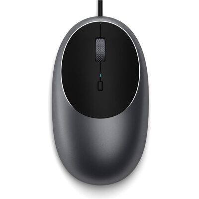 Satechi C1 (ST-AWUCMM) (Filaire), Souris, Noir, Gris Satechi C1 (ST-AWUCMM) (Filaire), Souris, Noir, Gris