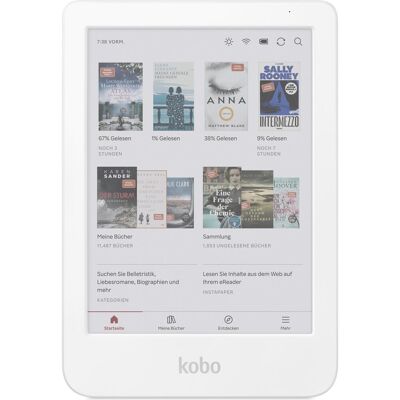 Kobo Clara Colour (6", 16 Go), Liseuse, Blanc Kobo Clara Colour (6", 16 Go), Liseuse, Blanc