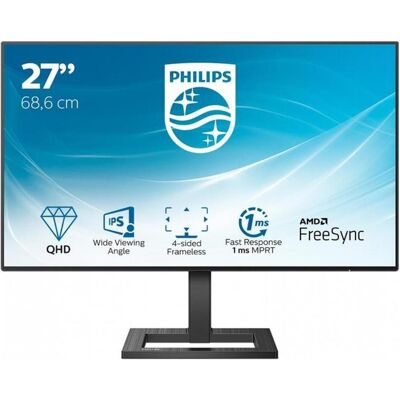 Philips 275E2FAE/00 (2560 x 1440 pixels, 27"), Moniteur, Noir Philips 275E2FAE/00 (2560 x 1440 pixels, 27"), Moniteur, Noir