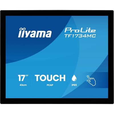 IIYAMA 43.0cm (17") TF1734MC-B8X 5:4 M-Touch HDMI+DP VGA (1280 x 1024 pixels, 17"), Moniteur, Noir IIYAMA 43.0cm (17") TF1734MC-B8X 5:4 M-Touch HDMI+DP VGA (1280 x 1024 pixels, 17"), Moniteur, Noir