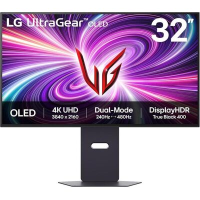LG 32GS95UV-B (3840 x 2160 pixels, 31.46"), Moniteur, Noir LG 32GS95UV-B (3840 x 2160 pixels, 31.46"), Moniteur, Noir