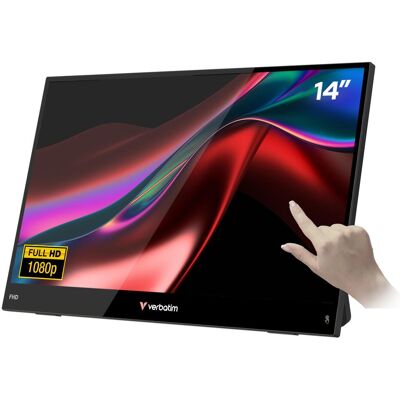 Verbatim Moniteur tactile portable 14" FHD LIGHT (1920 x 1080 pixels, 14"), Moniteur, Noir Verbatim Moniteur tactile portable 14" FHD LIGHT (1920 x 1080 pixels, 14"), Moniteur, Noir