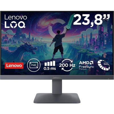 IBM LOQ 24-10 (1920 x 1080 pixels, 23.80"), Moniteur, Gris IBM LOQ 24-10 (1920 x 1080 pixels, 23.80"), Moniteur, Gris