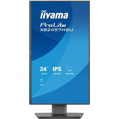 IIYAMA XB2497HSU-B1 (1920 x 1080 pixels, 23.80"), Moniteur, Noir IIYAMA XB2497HSU-B1 (1920 x 1080 pixels, 23.80"), Moniteur, Noir
