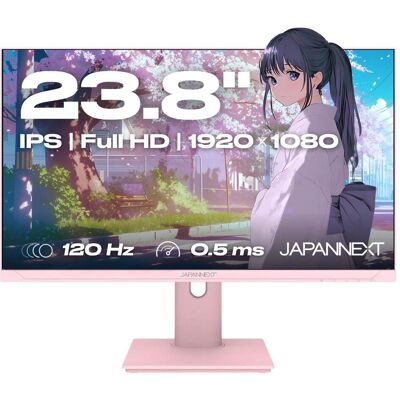 Japannext 60,5cm JN-I238FHD120F-HSP-PK 16:9 HDMI pink FHD (1920 x 1080 pixels, 23.80"), Moniteur, Pink Japannext 60,5cm JN-I238FHD120F-HSP-PK 16:9 HDMI pink FHD (1920 x 1080 pixels, 23.80"), Moniteur, Pink