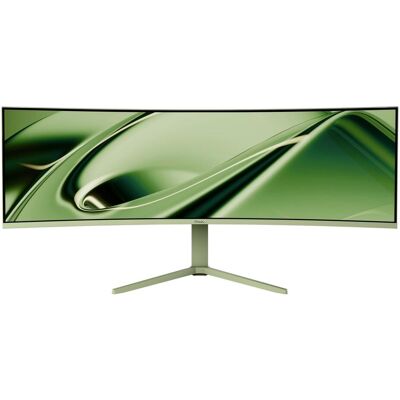 Arozzi TFT Nova 49" VA 165Hz waldgrün (5120 x 1440 pixels, 49"), Moniteur, Vert Arozzi TFT Nova 49" VA 165Hz waldgrün (5120 x 1440 pixels, 49"), Moniteur, Vert