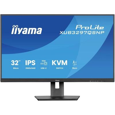 IIYAMA ProLite XUB3297QSNP-B1 (2560 x 1440 pixels, 32"), Moniteur, Noir IIYAMA ProLite XUB3297QSNP-B1 (2560 x 1440 pixels, 32"), Moniteur, Noir